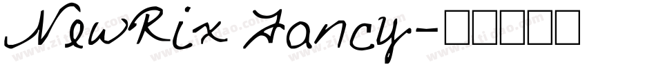 NewRix Fancy字体转换